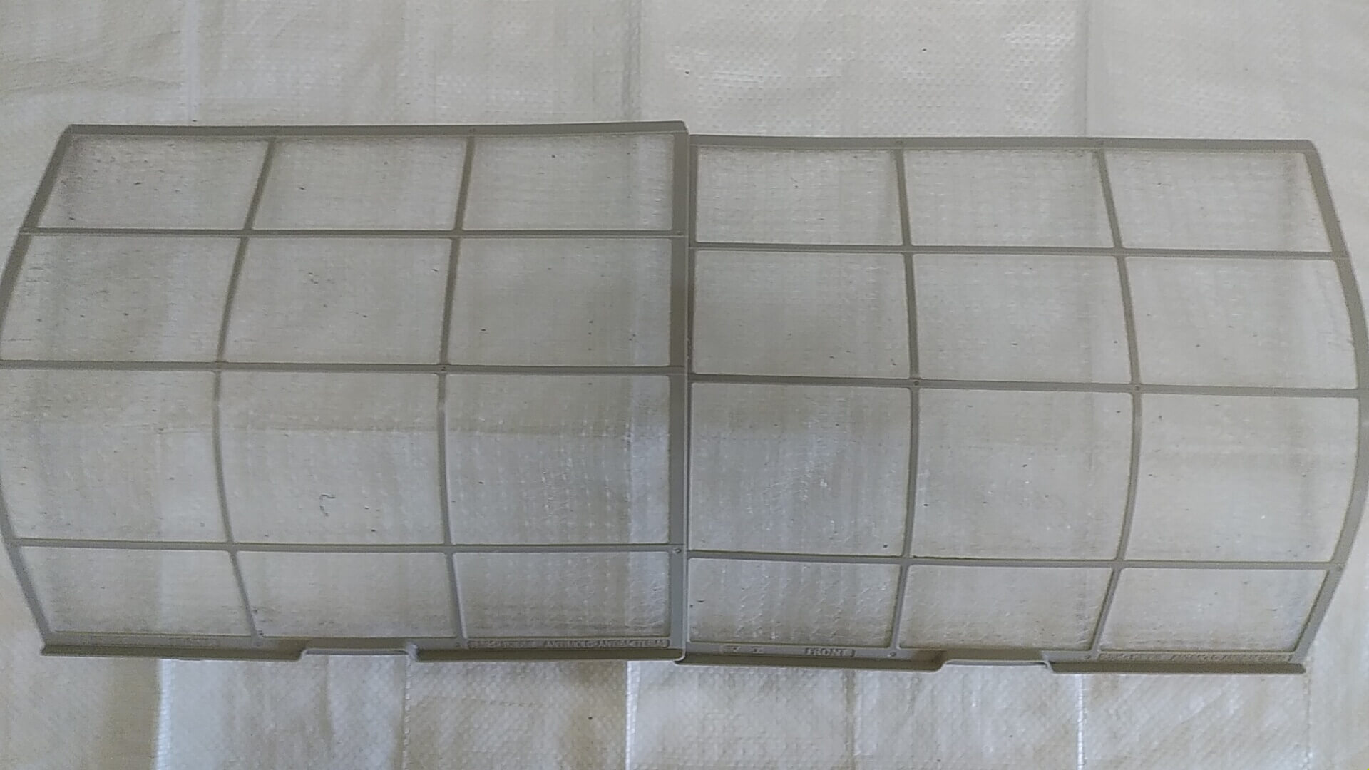 草加市のエアコン掃除、エアコンクリーニング、フィルター洗浄後