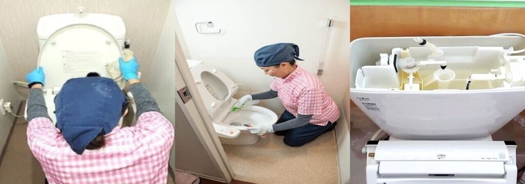 トイレクリーニング、施工例・ブログ用バナー【お掃除どんちゃん】
