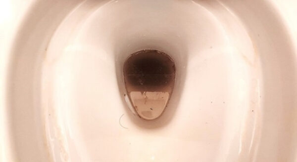 足立区のトイレクリーニング、トイレタンク、掃除中の汚水【お掃除どんちゃん】