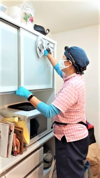 草加市の家事代行、食器棚の掃除【お掃除どんちゃん】