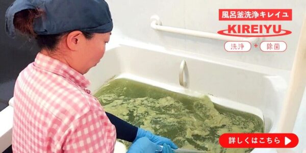 キレイユ風呂釜洗浄、詳細バナー【お掃除どんちゃん】